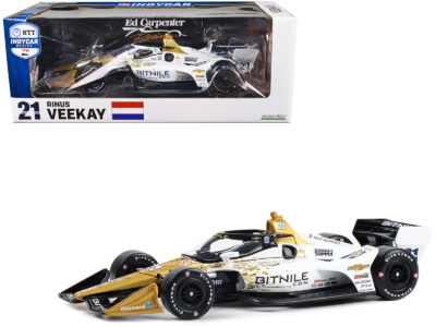 Dallara IndyCar #21 Rinus VeeKay "Bitnile" Ed Carpenter Racing (Road Course Configuration) "NTT IndyCar Series" (2023) 1/18 Diecast Model Car by Greenlight