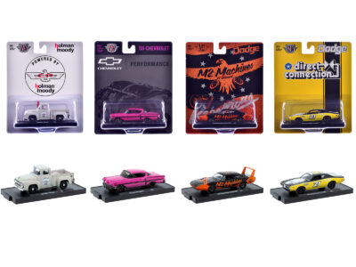 "Auto-Drivers" Set of 4 pieces in Blister Packs Release 129 Limited Edition to 10000 pieces Worldwide 1/64 Diecast Model Cars by M2 Machines