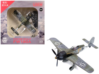 Focke-Wulf Fw 190A Aircraft "Yellow 17 24-Victory Ace Willi Unger 12./JG 3 Udet Germany" (1944) German Luftwaffe 1/72 Diecast Model Airplane by Legion