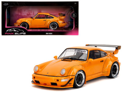 RWB Bodykit "Hibiki" Orange Metallic "Pink Slips" Series 1/18 Diecast Model Car by Jada