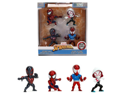 Set of 4 Diecast Figures "Spider-Man" Wave 2 "Metalfigs" Series by Jada