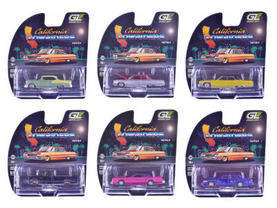 "California Lowriders" Series 7 Set of 6 pieces 1/64 Diecast Model Cars by Greenlight