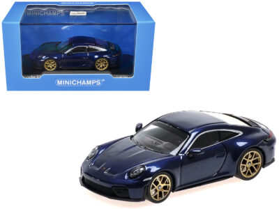 2025 Porsche 911 (992.2) GT3 Touring Blue Metallic Limited Edition to 240 pieces Worldwide 1/64 Diecast Model Car by Minichamps