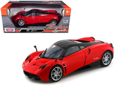 Pagani Huayra Red 1/18 Diecast Car Model by Motormax