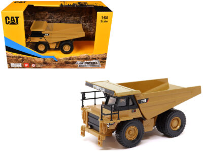CAT Caterpillar 775E Off-Highway Dump Truck Yellow 1/64 Diecast Model by Diecast Masters