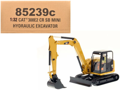 CAT Caterpillar 308E2 CR SB Mini Hydraulic Excavator with Working Tools and Operator "Core Classics" Series 1/32 Diecast Model by Diecast Masters