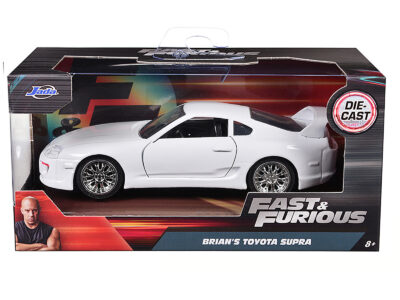 Brian's Toyota Supra White "Fast & Furious 7" (2015) Movie 1/32 Diecast Model Car by Jada
