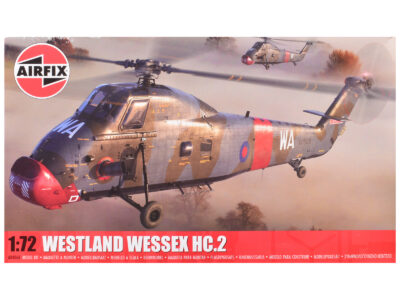 Level 2 Model Kit Westland Wessex HC.2 Helicopter with 3 Scheme Options 1/72 Plastic Model Kit by Airfix