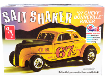 Skill 2 Model Kit 1937 Chevrolet Bonneville Racer "Salt Shaker" 1/25 Scale Model by AMT