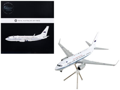 Boeing 737-700 Transport Aircraft "Royal Australian Air Force - A36-002" White and Gray "Gemini 200" Series 1/200 Diecast Model Airplane by GeminiJets