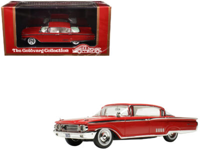 1960 Mercury Park Lane 4 Door Sedan Signal Red with White Interior Limited Edition to 200 pieces Worldwide 1/43 Model Car by Goldvarg Collection
