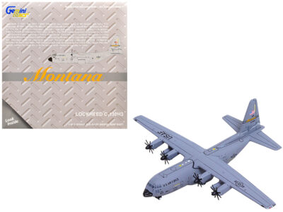 Lockheed C-130H3 Hercules Transport Aircraft "96-7325 120th Airlift Wing Montana Air National Guard" United States Air Force "Gemini Macs" Series 1/400 Diecast Model Airplane by GeminiJets