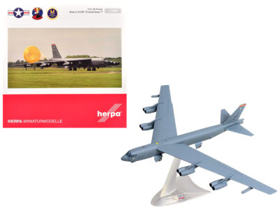 Boeing B-52H Stratofortress Bomber Aircraft "Excalibur 23rd Bomb Squadron 5th Bomb Wing Minot Air Base" (60-0044) United States Air Force 1/200 Diecast Model by Herpa