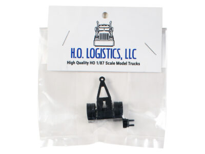 Trailer Dolly Black Kit 1/87 (HO) Plastic Model Car by HO Logistics