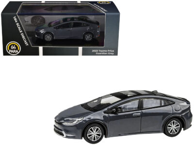 2023 Toyota Prius Guardian Gray 1/64 Diecast Model Car by Paragon Models