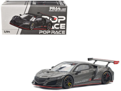 Honda NSX GT3 EVO22 Carbon Edition 1/64 Diecast Model Car by Pop Race