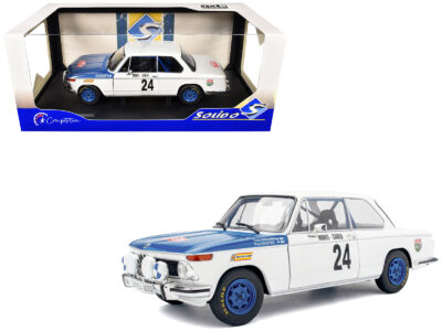 BMW 2002 Tii #24 Timo Makinen - Paul Easter 2nd Place "Rallye Monte-Carlo" (1969) "Competition" 1/18 Diecast Model Car by Solido