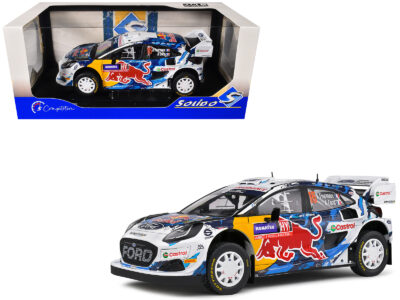 Ford Puma Rally1 Hybrid #16 Adrien Fourmaux - Alexandre Coria 3rd Place "Rally Sweden" (2024) "Competition" Series 1/18 Diecast Model Car by Solido