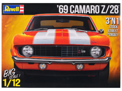 Level 5 Model Kit 1969 Chevrolet Camaro Z/28 3-in-1 Kit 1/12 Scale Model by Revell
