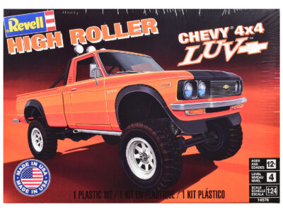 Level 4 Model Kit Chevrolet LUV 4x4 Pickup Truck "High Roller" 1/24 Scale Model by Revell