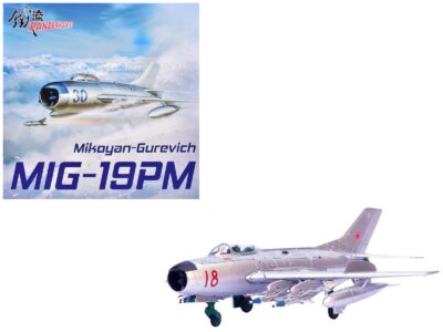 Mikoyan-Gurevich MiG-19PM Farmer-E Fighter Aircraft "Red 18" Soviet Air Force 1/72 Diecast Model by Panzerkampf