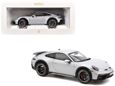 2023 Porsche 911 Dakar Ice Gray Metallic 1/18 Diecast Model Car by Norev
