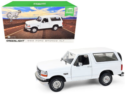 1993 Ford Bronco XLT Oxford White "Artisan Collection" 1/18 Diecast Model Car by Greenlight