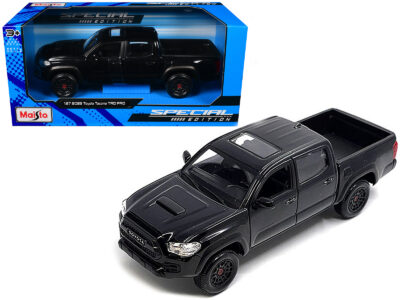 2023 Toyota Tacoma TRD PRO Pickup Truck Black Metallic with Sunroof "Special Edition" Series 1/27 Diecast Model Car by Maisto