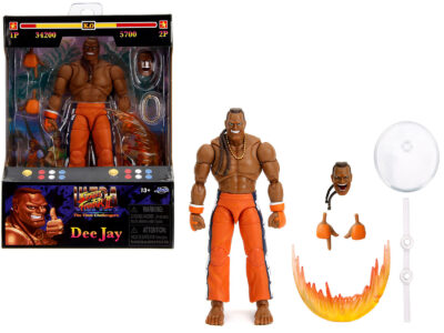 Dee Jay 6" Moveable Figure with Accessories and Alternate Head and Hands "Ultra Street Fighter II: The Final Challengers" (2017) Video Game Model by Jada