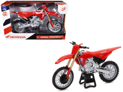 Honda CRF450R Motorcycle Red with Black Accents 1/12 Diecast Model by New Ray