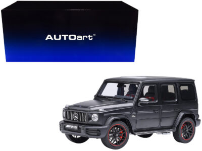 2019 Mercedes-Benz AMG G63 Matt Black 1/18 Model Car by Autoart