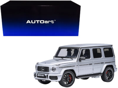 2019 Mercedes-Benz AMG G63 Iridium Silver Metallic 1/18 Model Car by Autoart