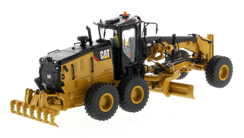 CAT Caterpillar 14M3 Motor Grader with Operator "High Line Series" 1/50 Diecast Model by Diecast Masters #2