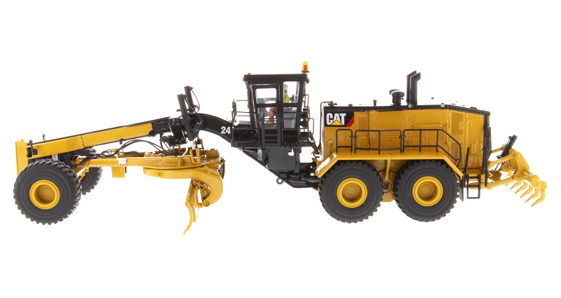 CAT Caterpillar 24 Motor Grader with Operator High Line Series 1/50 Diecast Model by Diecast Masters #2