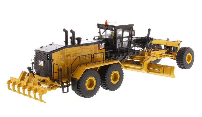 CAT Caterpillar 24 Motor Grader with Operator High Line Series 1/50 Diecast Model by Diecast Masters #3
