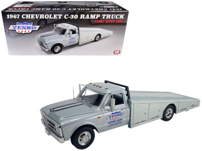1967 Chevrolet C-30 Ramp Truck "Yenko Super Cars" Silver Metallic Limited Edition to 248 pieces Worldwide 1/18 Diecast Model Car by ACME