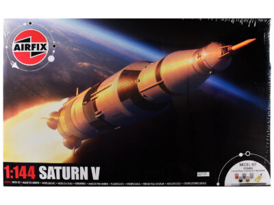 Level 3 Model Kit NASA Saturn V Rocket Gift Set 1/144 Plastic Model Kit by Airfix