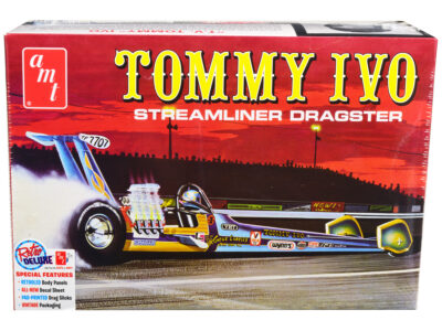 Skill 2 Model Kit Tommy Ivo Streamliner Dragster 1/25 Scale Model by AMT