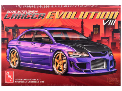 Skill 2 Model Kit 1995 Mitsubishi Lancer Evolution VIII 1/25 Scale Model by AMT