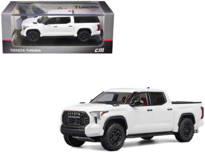 Toyota Tundra Pickup Truck White 1/64 Diecast Model Car by CM Model