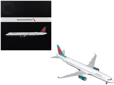 Airbus A321 Commercial Aircraft "American Airlines - America West Heritage Livery" (N580UW) White with Tail Graphics "Gemini 200" Series 1/200 Diecast Model Airplane by GeminiJets