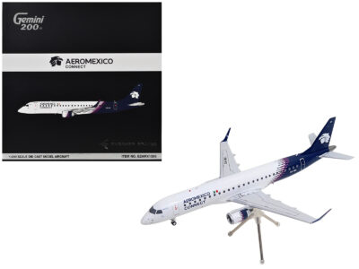 Embraer ERJ-190 Commercial Aircraft "Aeromexico Connect" (XA-IAC) White with Blue Tail "Gemini 200" Series 1/200 Diecast Model Airplane by GeminiJets