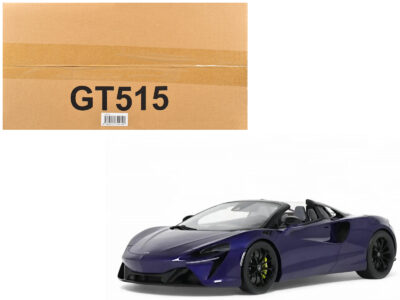 2024 McLaren Artura Spider Lantana Purple Metallic 1/18 Model Car by GT Spirit