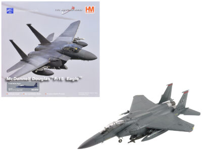 McDonnell Douglas F-15E Strike Eagle Fighter Aircraft "88-0705 90th Fighter Squadron Commanding Officer's Jet" (2005) United States Air Force "Air Power Series" 1/72 Diecast Model by Hobby Master