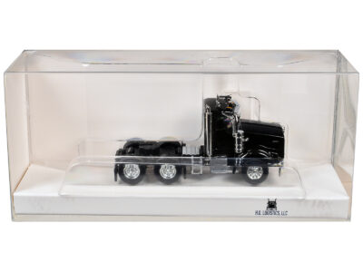Kenworth T800 Day Cab Black 1/87 (HO) Scale Plastic Model Car by HO Logistics