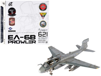 Grumman EA-6B Prowler Attack Aircraft "VAQ-141 Shadowhawks Desert Storm" (1991) United States Navy 1/72 Diecast Model by JC Wings