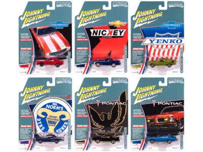 "Muscle Cars USA" 2025 Release 1 Set B of 6 pieces 1/64 Diecast Model Cars by Johnny Lightning