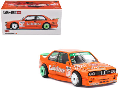 BMW M3 "KaidoHaus V1" #30 Orange (Designed by Jun Imai) "Kaido House" Special 1/64 Diecast Model Car by Mini GT