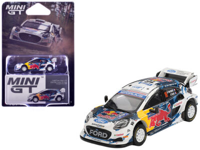 Ford Puma Rally1 #16 Adrien Fourmaux - Alexandre Coria "M-Sport Ford WRT" 3rd Place "Rally Finland" (2024) Limited Edition 1/64 Diecast Model Car by Mini GT
