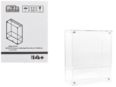 Showcase Premium Collector Single Display Case with Shelf "Mijo Exclusives" for 1/64 Scale Models